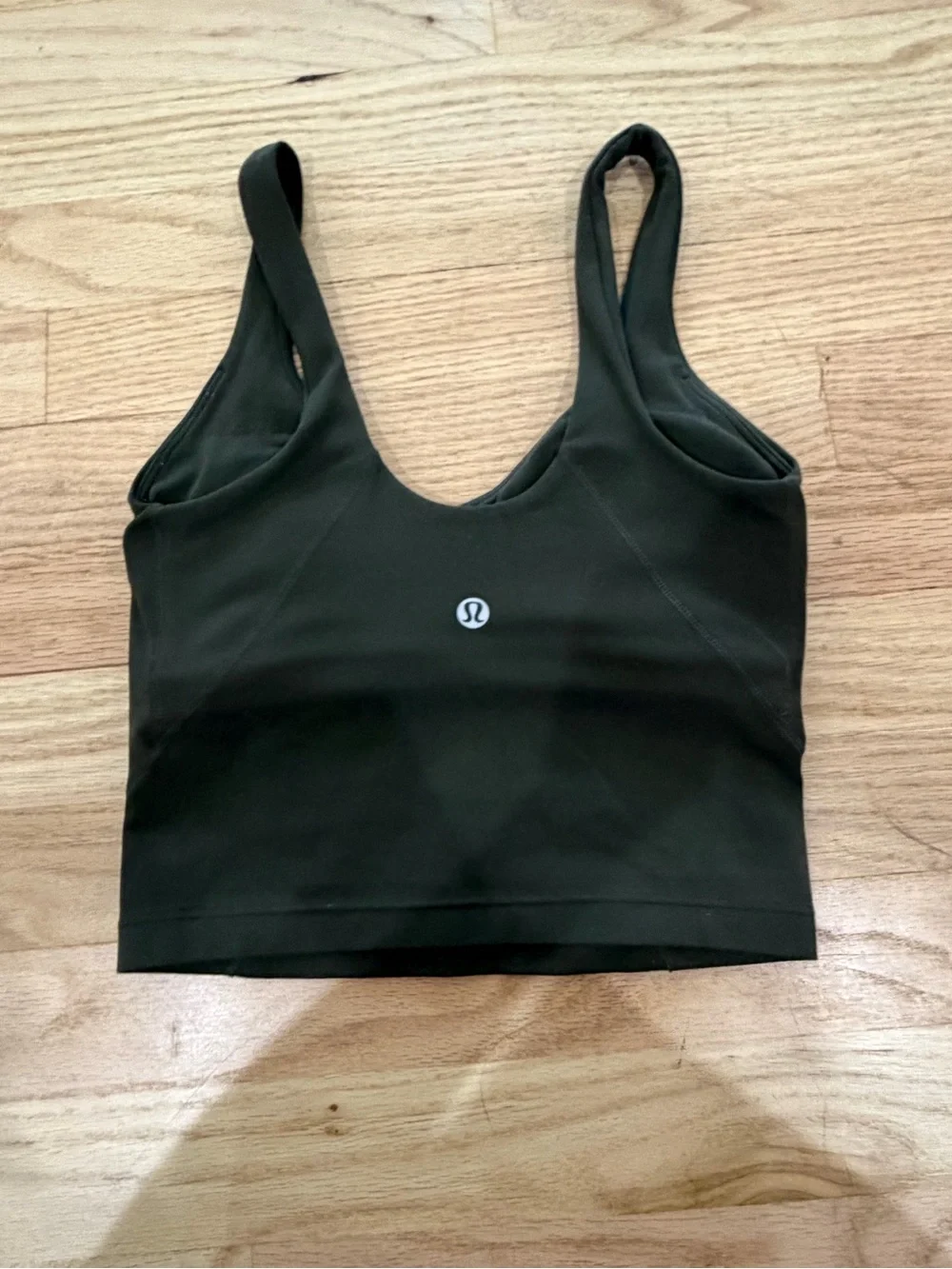 lululemon athletica Black V-Neck Bralette Tank